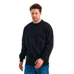 Slazenger VADIK IN Erkek Oversıze Siyah Sweatshırt