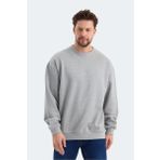 Slazenger VADIK OVERSIZE Erkek Sweatshirt Gri