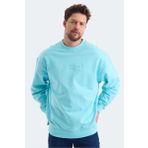 Slazenger VADIK OVERSIZE Erkek Sweatshirt Turkuaz