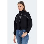 Slazenger VALENCIA OVERSIZE Kadın Sweatshirt Siyah