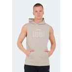 Slazenger Vasilisa Taş Gri Erkek T-shirt