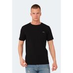 Slazenger VEDA Erkek Baskılı Siyah Tişört