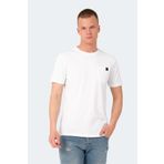Slazenger VESELA Erkek Cepli Beyaz Tişört
