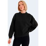 Slazenger Vıa Kadın Sweatshirt Siyah