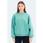 Slazenger Vıa Kadın Sweatshirt Yeşil