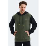 Slazenger VIOLA Erkek Sweatshirt Haki / Siyah