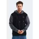 Slazenger VIOLA Erkek Sweatshirt Siyah / Gri