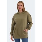 Slazenger VIOLENCE Kadın Sweatshirt Haki