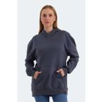 Slazenger VIOLENCE Kadın Sweatshirt Koyu Gri
