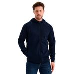Slazenger VIOLET Erkek Fermuarlı Kapüşonlu Cepli Lacivert Sweatshırt