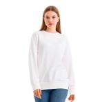 Slazenger VIRTUE IN Kadın Oversıze Beyaz Sweatshırt