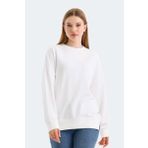 Slazenger VIRTUE Kadın Sweatshirt Beyaz