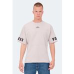 Slazenger Vision Taş Gri Erkek T-shirt