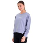 Slazenger VITAL Kadın Crop Lila Sweatshırt