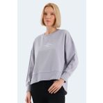 Slazenger VITAL OVERSIZE Kadın Sweatshirt Lila