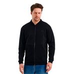 Slazenger VLAD Erkek Cepli Fermuarlı Siyah Sweatshırt