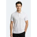 Slazenger Zany Erkek Polo Yaka Siyah Tişört - Beyaz