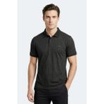 Slazenger Zany Erkek Polo Yaka Siyah Tişört