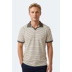 Slazenger Zoll Erkek Polo Yaka Beyaz / Yeşil Tişört - M - Beyaz - Yeşil