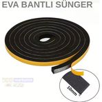 Slc Eva Neopren Conta Sünger Bantlı Sızdırmazlık Bandı 10mm Kalınlıkta 40mmx10mt