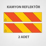 Slc Kamyon Arkası İşaret Reflektörü Metal Saç Malzeme Çapraz