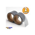 SLCMARKETİM Sineklik Tamir Bandı 50mm x 2m Kendinden Yapışkanlı Yama Bandı Delik ve Yırtık Onarım (2 Adet)