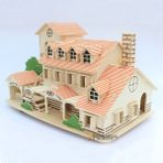 SLD 3D El Yapımı Dıy Oyuncak Evi Bulmaca Eğitim Çocuklar Hediye Oyunları Ahşap Araya | Model Yapı Kitleri