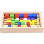 SLD Ahşap Geometrik Renk Montessori Bulmaca Sıralama Matematik Tuğla Okul Öncesi Öğrenme Eğitici Oyun Bebek Toddler Oyuncaklar Çocuklar Için | Bloklar