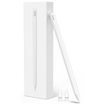 SLE-TECH Not Alma ile Stylus Kalem, iPad Kalem 2. Nesil için Çizim, iPad Pro 11 in 1/2/3/4, iPad Pro 12.9 inç 3/4/5/6, iPad Air 4/5, Manyetik Kablosuz Şarjlı iPad Mini 6 ile Uyumlu (Beyaz)