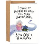 Sleazy Greetings Komik Anneler Günü Kartı - Anne için Komik Doğum Günü Kartı - Kızı Oğlundan Mutlu Anneler Günü Kartları - Düşük Maliyetli ve Acele