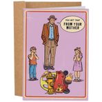 Sleazy Greetings Komik Anneler Günü Kartı - Annem için Komik Doğum Günü Kartı - Kızı Oğlundan Anneler Günü Kartları - Araba Kazası Annenizden Aldığınız