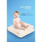 Sleep Garden %100 Yün Bebek Yorgan 95x145 cm Tela Çantalı