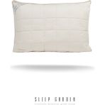 Sleep Garden Arden Lana Yün Yastık Şık Lüks Çift Biyeli Jüt Keten Çantalı - 50 x 70 cm - Ekru