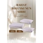 Sleep Garden Wool Vera Çift Kişilik Yumuşak Dokulu 1 Adet Yün Yorgan-2 Adet Yastık Set Ürün Tela Çantalı - Beyaz - 195 x 215 cm