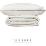 Sleep Garden Wool Vera Tek Kişilik Yumuşak Dokulu Yün Yorgan-Yastık Set Ürün Tela Çantalı - Beyaz - 155 x 215 cm