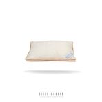 Sleep Garden Yün Biyeli Şık Bebek Yastık 35x45 Jüt Keten Çantalı