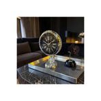 Sleep Nova Lüks Kristal Ayaklı Masa Saati – Metal Kasa, Dekoratif Saat, Modern Salon & Ofis Aksesuarı