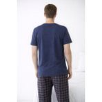 Sleeproom Erkek Kısa Kol Pijama Takım - Lacivert-003 - XXL/LNG