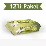 Sleepy 12x90 Adet Zeytinyağlı Islak Havlu