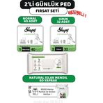 Sleepy 2'Li Natural Ultra Hassas Günlük Ped Seti, Islak Mendil Ve Rosıe