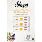 Sleepy 3'lü Arap Sabunu Katkılı Mopa Uyumlu 4 XLarge Yer Temizlik Havlusu 50 Yaprak ve ROSIE Pamuk