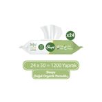 Sleepy 50'li Doğal Organik Pamuklu Temizlik Havlusu