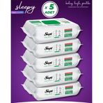 Sleepy 5x100'lü Easy Clean Beyaz Sabun Katkılı Yüzey Temizlik Havlusu