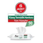 Sleepy 6x50'li Easy Clean Yüzey Temizlik Havlusu