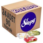 Sleepy 90 Yaprak Islak Havlu Mendil Karma