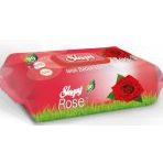 Sleepy 90x20'li Set Gül Plastik Kapaklı Islak Havlu