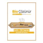 Sleepy Bio Çözünür Yüzey Temizlik Havlusu&mendili Karanfil&tarçın 3x50 (150 YAPRAK)