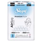 Sleepy Bio Natural Airbag Bebek Bezi 3 Numara Mdi 56 Adet