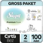 Sleepy Bio Natural No:2 Mini 100 Adet Bebek Bezi
