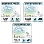 Sleepy Bio Natural No:4 Maxi 144 Adet Külot Bebek Bezi